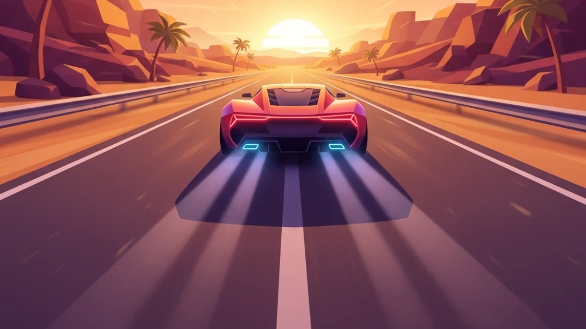 Neon Coast Drift